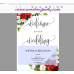 Winter Wedding welcome sign template,Poinsettia Wedding welcome sign,(154)